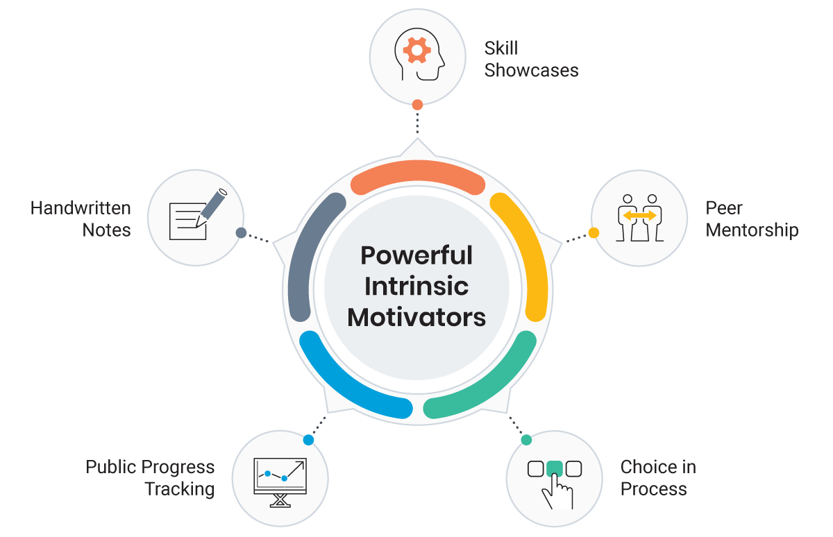 Powerful intrinsic motivators diagram