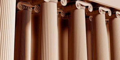 Pillars of a building