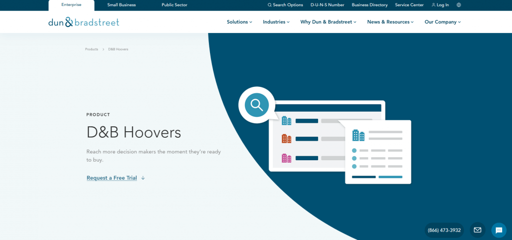 D&B Hoovers for business leads