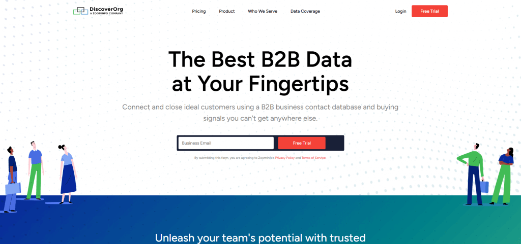 DiscoverOrg for business leads