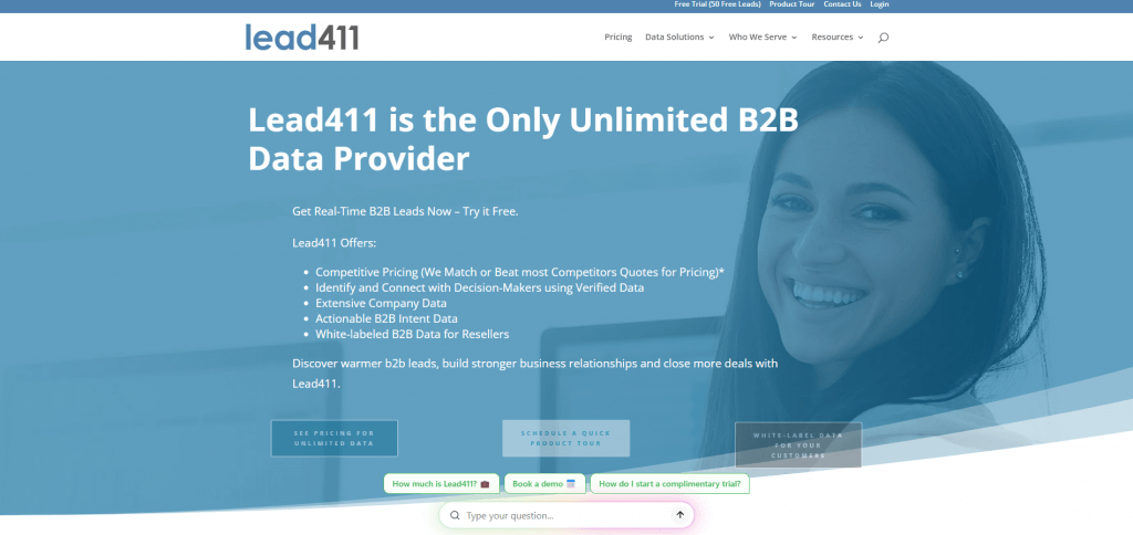 Lead411 for business leads
