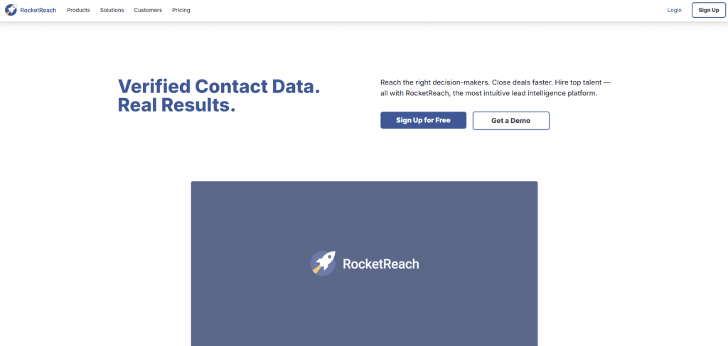 RocketReach for business leads