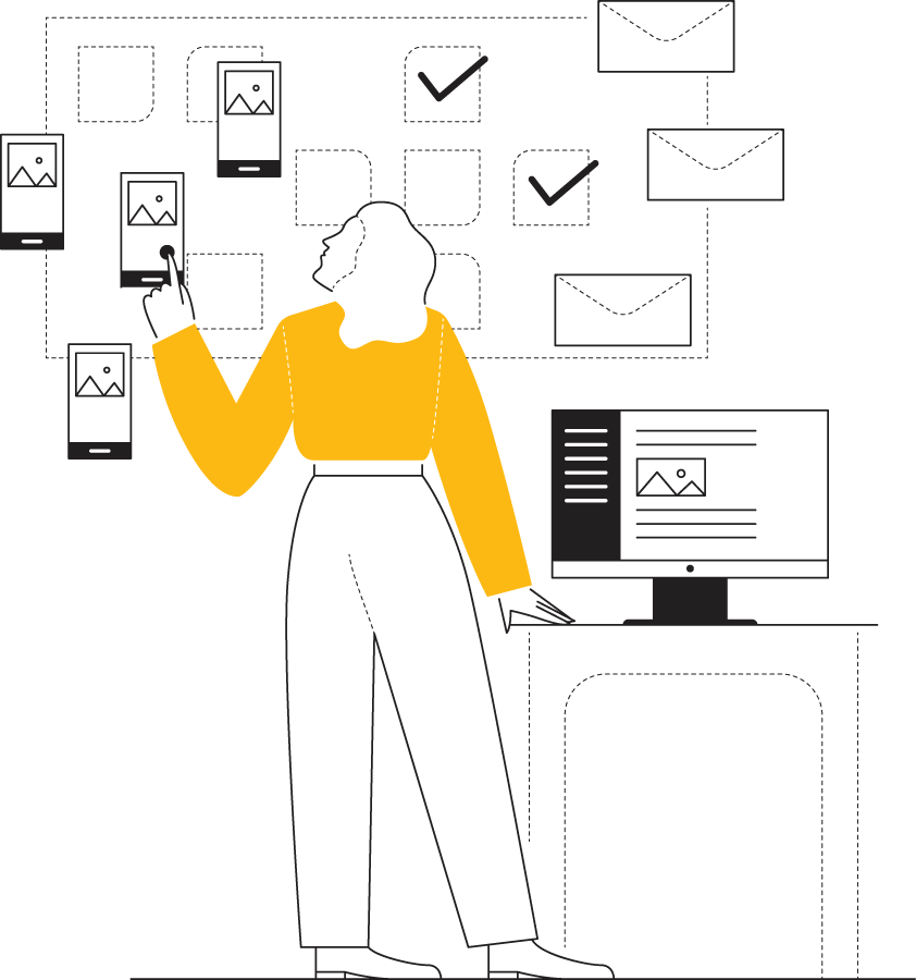 Illustration of media planning