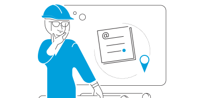 Illustration of woman looking for customized lists