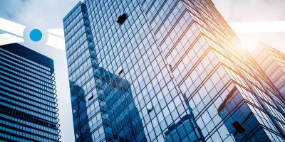 Large business buildings