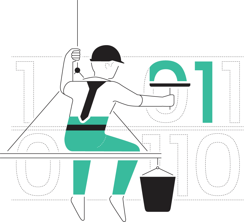 Data processing illustration